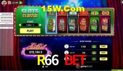 Provedores de Jogos R66 Bet